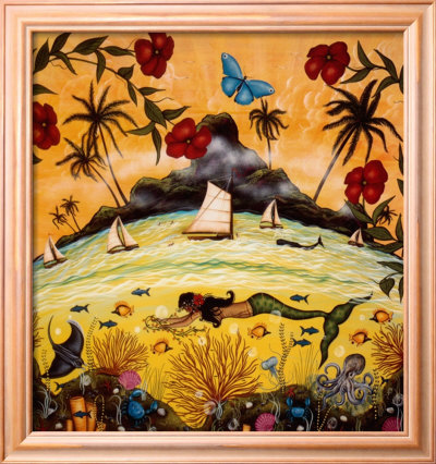 Tropical Paradise Framed Print Tropical Paradise Framed Print