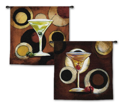 Cocktails Up Tapestry Set Cocktails Up Tapestry Set
