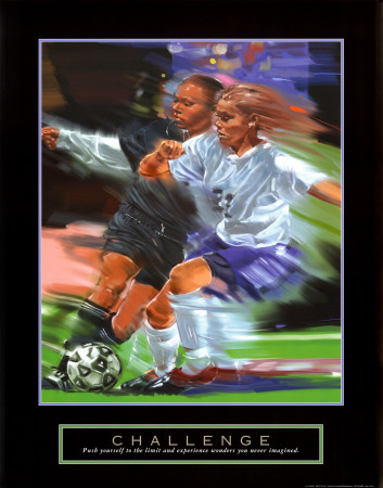 "Challenge: Soccer" Print