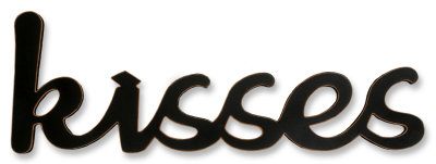 Kisses Wood Sign Kisses Wood Sign