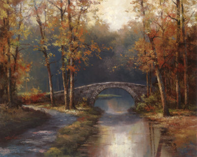 Path to Stone Bridge Print Path to Stone Bridge Print