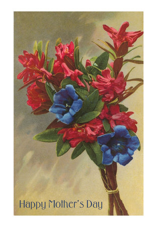 happy mothers day pictures print. Happy Mother#39;s Day, Rhododendrons Print. zoom. view in room