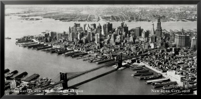 Manhattan and Brooklyn Bridge Framed Print Manhattan and Brooklyn Bridge Framed Print