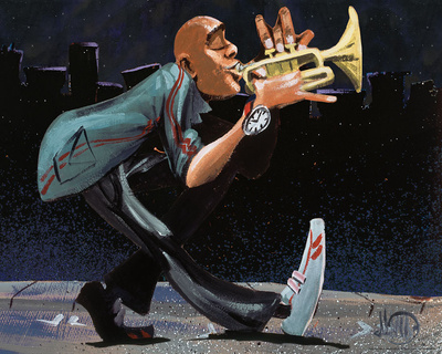 Modern Jazz Step Poster Modern Jazz Step Poster