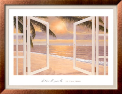 Step into a Dream Framed Canvas Print Step into a Dream Framed Canvas Print