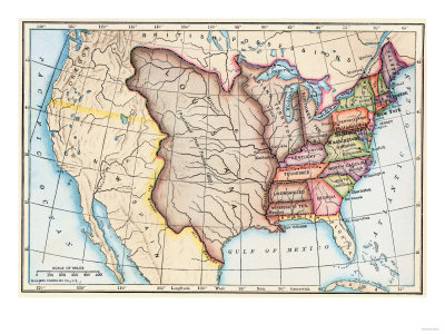 us map of 1803. Map of the U.S. in 1803,