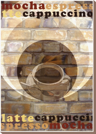 Mocha Espresso Stretched Canvas Print Mocha Espresso Stretched Canvas Print