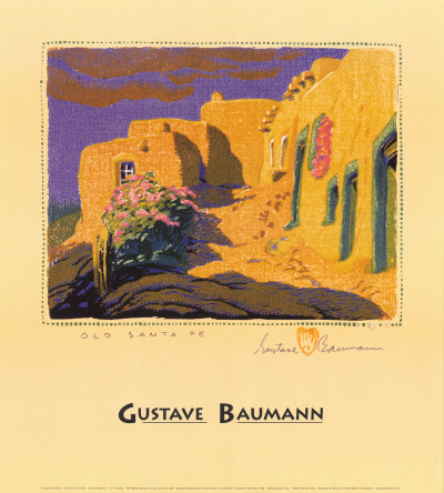 Old Santa Fe Print Old Santa Fe Print