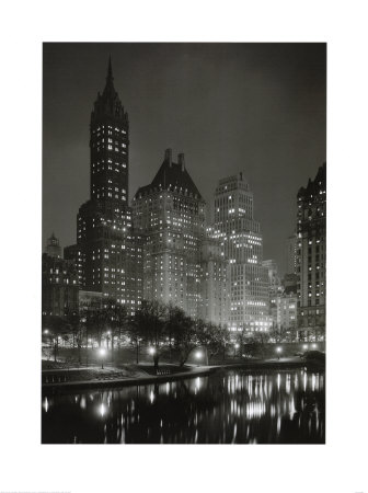 Central Park Round Midnight Print Central Park Round Midnight Print
