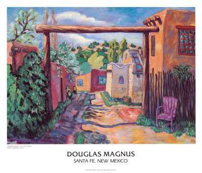 Santa Fe Alley Print Santa Fe Alley Print
