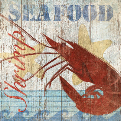 Seafood IV Print Seafood IV Print