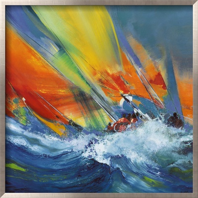 Jeu de Voiles Framed Print Jeu de Voiles Framed Print