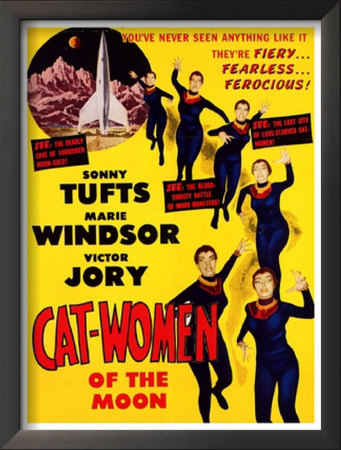Cat Women of the Moon Framed Print Cat Women of the Moon Framed Print