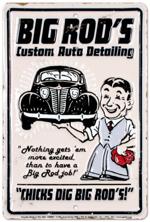 Big Rod's Tin Sign Big Rod's Tin Sign