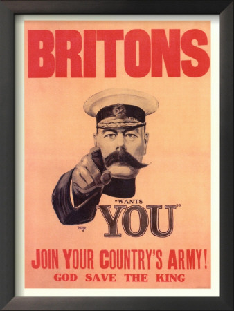 Kitchner Wants You Britons Framed Print Kitchner Wants You Britons Framed Print