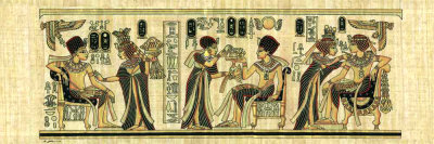 Egyptian Papyrus, Design I Print Egyptian Papyrus, Design I Print