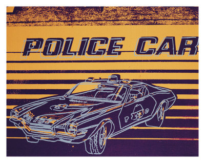 Police Car, c.1983 Giclee Print Police Car, c.1983 Giclee Print