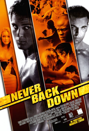Never Back Down Poster Never Back Down Poster