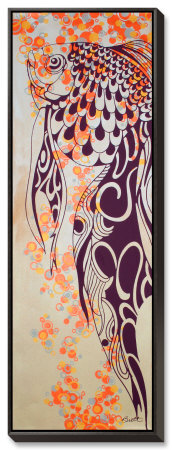 Ornamental Carp I Framed Original Canvas Ornamental Carp I Framed Original Canvas