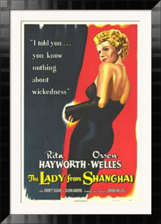 Lady From Shanghai (The) Framed Print Lady From Shanghai (The) Framed Print