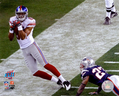 Amani Toomer - Super Bowl XLII Photograph Amani Toomer - Super Bowl XLII Photograph