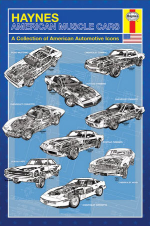 Haynes- American Muscle Cars Poster Haynes- American Muscle Cars Poster