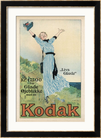 Kodak Advert 1913 Framed Giclee Print Kodak Advert 1913 Framed Giclee Print