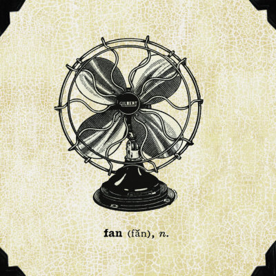 Office Fan Print Office Fan Print