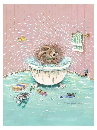 Bath Time Giclee Print Bath Time Giclee Print