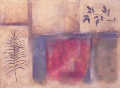 Organic Fossils III Hand Painted Art Organic Fossils III Hand Painted Art