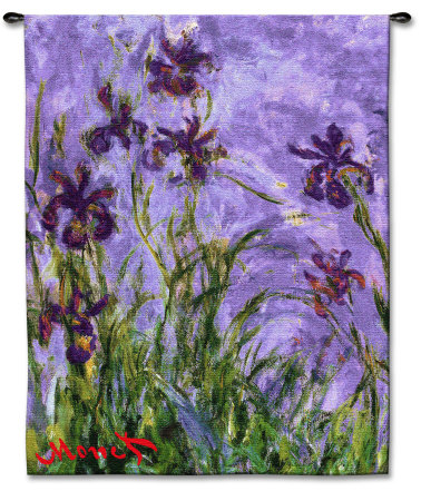 Irises Wall Tapestry Irises Wall Tapestry