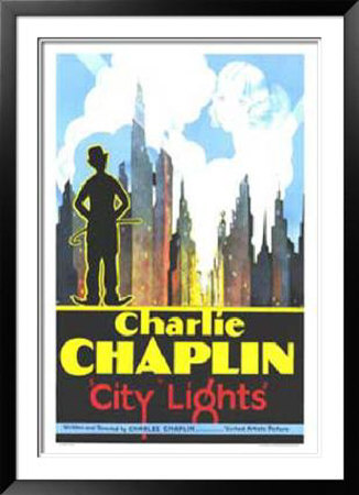 City Lights, Charlie Chaplin Framed Print City Lights, Charlie Chaplin Framed Print