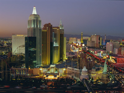 and the Strip, Las Vegas,