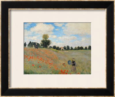 Wild Poppies, Near Argenteuil (Les Coquelicots: Environs D'Argenteuil), 1873 Framed Giclee Print Wild Poppies, Near Argenteuil (Les Coquelicots: Environs D'Argenteuil), 1873 Framed Giclee Print