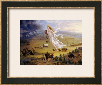 American Progress, 1872 Framed Giclee Print American Progress, 1872 Framed Giclee Print