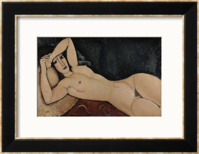 Reclining Nude Framed Giclee Print Reclining Nude Framed Giclee Print