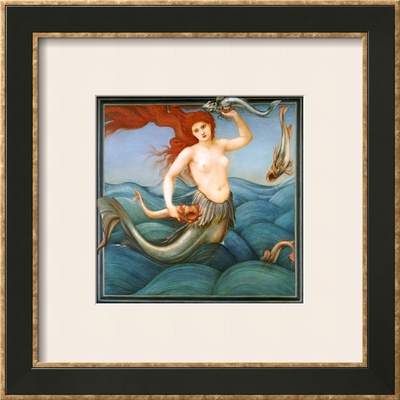 A Sea-Nymph Framed Giclee Print A Sea-Nymph Framed Giclee Print