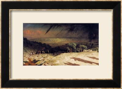 Jerusalem 1867 Framed Giclee Print Jerusalem 1867 Framed Giclee Print