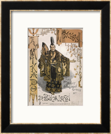 Featuring the Mikado in Person Framed Giclee Print Featuring the Mikado in Person Framed Giclee Print