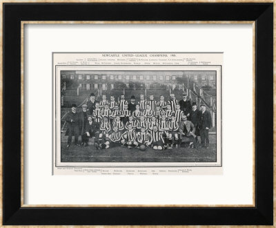 Newcastle United Framed Giclee Print Newcastle United Framed Giclee Print