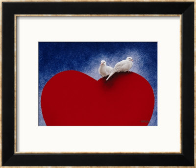 Lovey Dovey Framed Giclee Print Lovey Dovey Framed Giclee Print