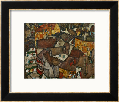 A Village Framed Giclee Print A Village Framed Giclee Print