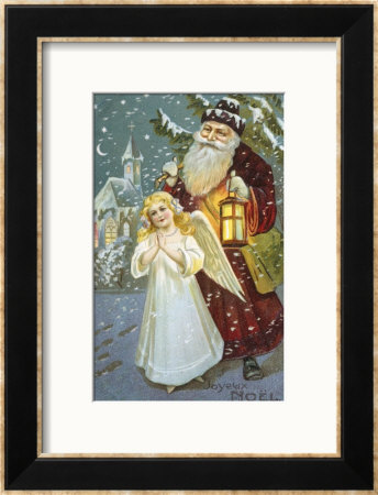 Christmas Angel Framed Giclee Print Christmas Angel Framed Giclee Print