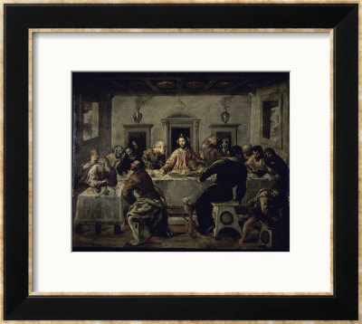 Last Supper Framed Giclee Print Last Supper Framed Giclee Print