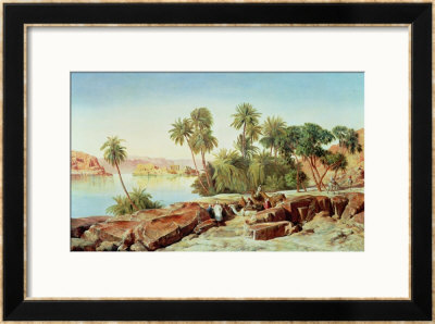 Philae on the Nile Framed Giclee Print Philae on the Nile Framed Giclee Print
