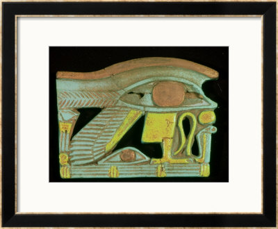 Wedjat Eye Amulet (Faience) Framed Giclee Print Wedjat Eye Amulet (Faience) Framed Giclee Print