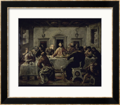 Last Supper Framed Giclee Print Last Supper Framed Giclee Print