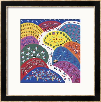 Orchard in Blossom Framed Giclee Print Orchard in Blossom Framed Giclee Print