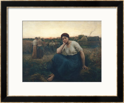 Evening, 1860 Framed Giclee Print Evening, 1860 Framed Giclee Print