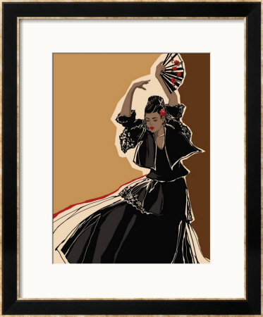 Spanish Dancer Framed Giclee Print Spanish Dancer Framed Giclee Print